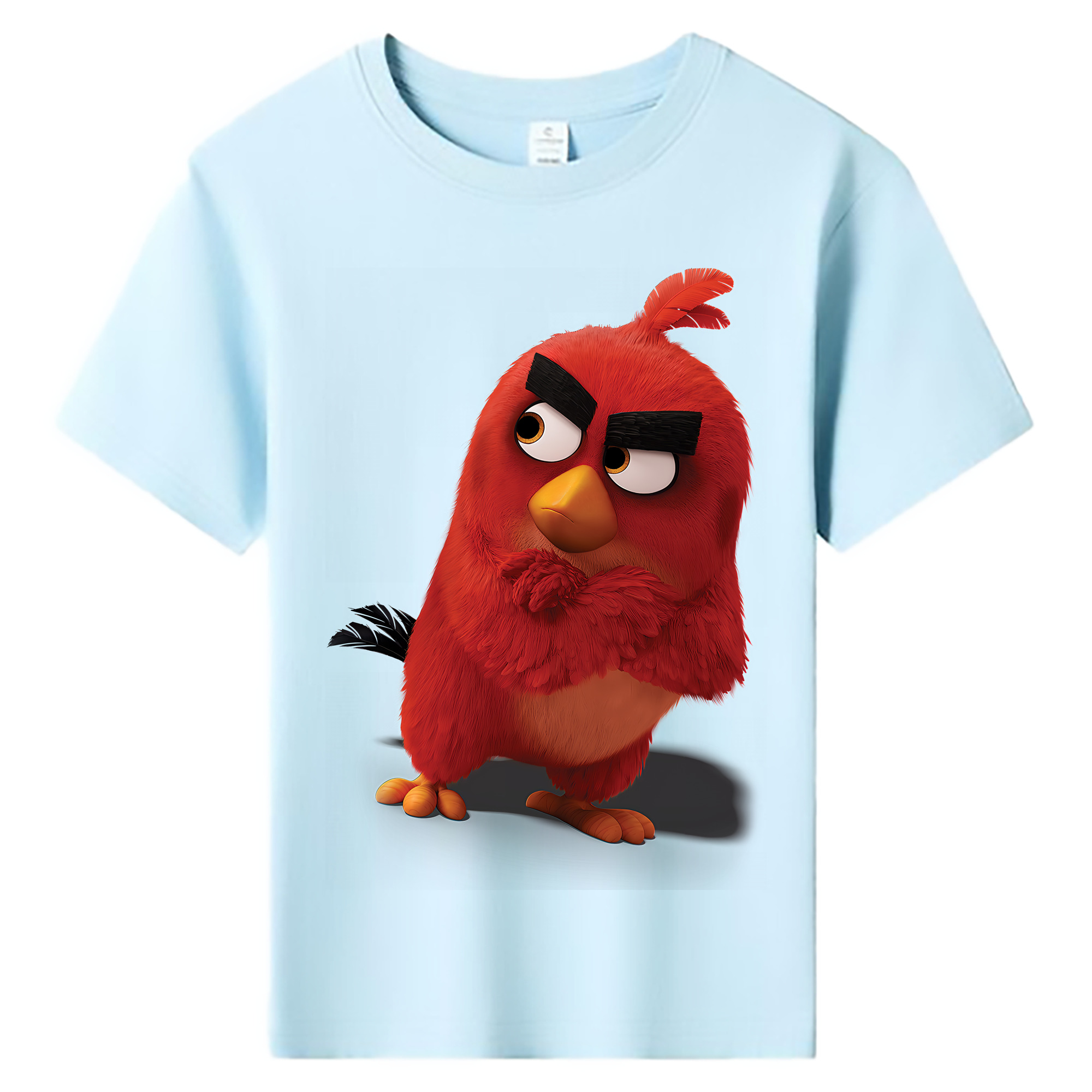 （画像用） Angry Birds アングリーバード 綿100％キッズTシャツ（フロントプリント）